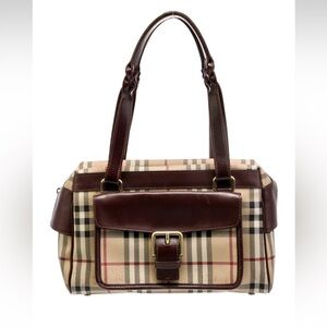 Burberry London top handles bag